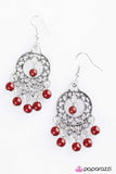 Paparazzi "Seafront Property" Red Earrings Paparazzi Jewelry