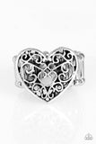 Paparazzi "What A Heart" Silver Ring Paparazzi Jewelry