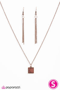 Paparazzi "Anasazi Cliffs" Copper Necklace & Earring Set Paparazzi Jewelry