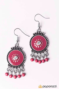 Paparazzi "Such A Flirt" Pink Earrings Paparazzi Jewelry