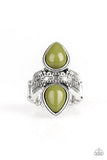 Paparazzi VINTAGE VAULT "New Age Leader" Green Ring Paparazzi Jewelry