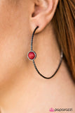 Paparazzi "Treasure Seeker" Red Earrings Paparazzi Jewelry