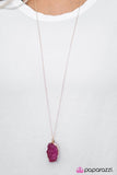 Paparazzi "Glitter Girl" Pink Necklace & Earring Set Paparazzi Jewelry