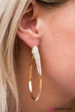 Paparazzi "Winter Ice" Gold Earrings Paparazzi Jewelry