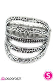 Paparazzi "Banded Together" Silver Ring Paparazzi Jewelry