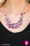 Paparazzi "Coastal Living" Purple Necklace & Earring Set Paparazzi Jewelry