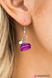 Paparazzi "Coastal Living" Purple Necklace & Earring Set Paparazzi Jewelry