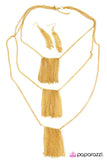 Paparazzi "Golden Infringement" necklace Paparazzi Jewelry