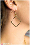 Paparazzi "Tipping Point" Gold Necklace & Earring Set Paparazzi Jewelry
