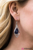 Paparazzi "Loyal Royal" Blue Earrings Paparazzi Jewelry