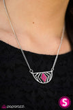 Paparazzi "On the Geo" Pink Necklace & Earring Set Paparazzi Jewelry