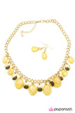 Paparazzi "Misted With a Chance of Gold" necklace Paparazzi Jewelry