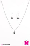 Paparazzi "Shine Your Brightest" White Necklace & Earring Set Paparazzi Jewelry