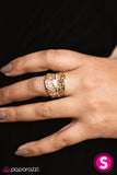 Paparazzi "Royally Royal" Gold Ring Paparazzi Jewelry