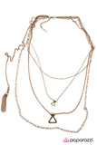 Paparazzi "Meant to Be" Copper Necklace & Earring Set Paparazzi Jewelry