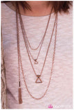 Paparazzi "Meant to Be" Copper Necklace & Earring Set Paparazzi Jewelry