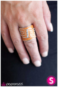 Paparazzi "A-Mazed" Orange Ring Paparazzi Jewelry