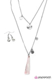 Paparazzi "Love at First Sight" Pink Necklace & Earring Set Paparazzi Jewelry