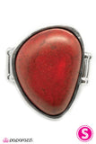 Paparazzi "Heart of the Earth" Red Ring Paparazzi Jewelry