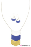 Paparazzi "Third Times a Charm - Blue" necklace Paparazzi Jewelry