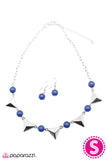 Paparazzi "Hitting A High Point - Blue" necklace Paparazzi Jewelry