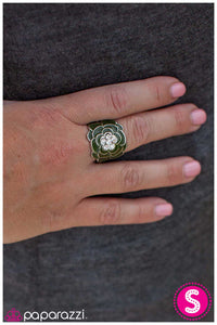 Paparazzi "Cypress Cascade" Green Ring Paparazzi Jewelry