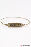 Paparazzi "Be Kind" Brass Bracelet Paparazzi Jewelry