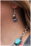 Paparazzi "Just Around the River Bend" Blue Necklace & Earring Set Paparazzi Jewelry