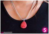 Paparazzi "Firestone" Red Necklace & Earring Set Paparazzi Jewelry