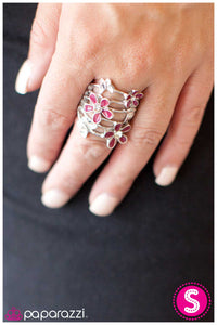 Paparazzi "Exquisitely Effortless" Pink Ring Paparazzi Jewelry