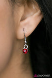 Paparazzi "Glitter Goddess" Red Necklace & Earring Set Paparazzi Jewelry