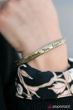 Paparazzi "Live What You Love" Brass Bracelet Paparazzi Jewelry