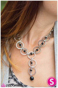 Paparazzi "A New Found Refinement" Silver Necklace & Earring Set Paparazzi Jewelry