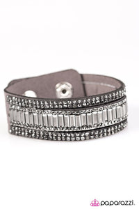 Paparazzi "First Class Shimmer" Silver 015XX Wrap Bracelet Paparazzi Jewelry