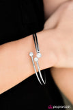 Paparazzi "Starlight Sparkle" White Bracelet Paparazzi Jewelry