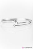Paparazzi "Starlight Sparkle" White Bracelet Paparazzi Jewelry