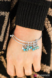 Paparazzi "Spring Sensation" Blue Bracelet Paparazzi Jewelry