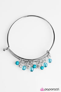 Paparazzi "Spring Sensation" Blue Bracelet Paparazzi Jewelry