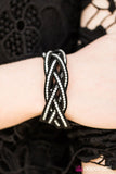 Paparazzi "Glitter Patrol" Black Wrap Bracelet Paparazzi Jewelry