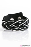 Paparazzi "Glitter Patrol" Black Wrap Bracelet Paparazzi Jewelry