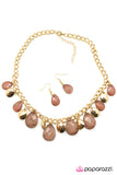 Paparazzi "Drops of Cognac" necklace Paparazzi Jewelry