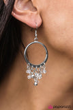 Paparazzi "Crystal Chandeliers" White Earrings Paparazzi Jewelry