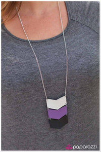 Paparazzi "Third Times a Charm - Purple" necklace Paparazzi Jewelry