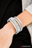 Paparazzi "Happily Ever After" Silver Wrap Bracelet Paparazzi Jewelry