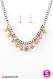 Paparazzi "Cant BEAD Tamed" Brown Necklace & Earring Set Paparazzi Jewelry