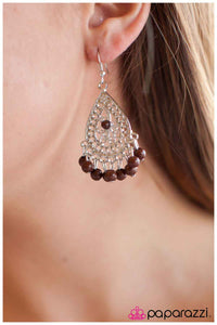 Paparazzi "Whole LATTE Drama" earring Paparazzi Jewelry