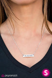 Paparazzi "Just Be You" Silver Necklace & Earring Set Paparazzi Jewelry