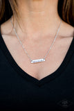Paparazzi "Trust In The Lord" Silver Necklace & Earring Set Paparazzi Jewelry