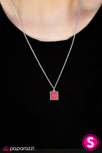 Paparazzi "Anasazi Cliffs" Red Necklace & Earring Set Paparazzi Jewelry