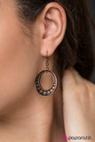 Paparazzi "Lunar Luster" Copper Earrings Paparazzi Jewelry